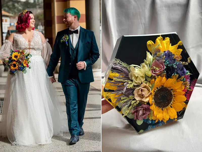 sačuvani vjenčani buketi